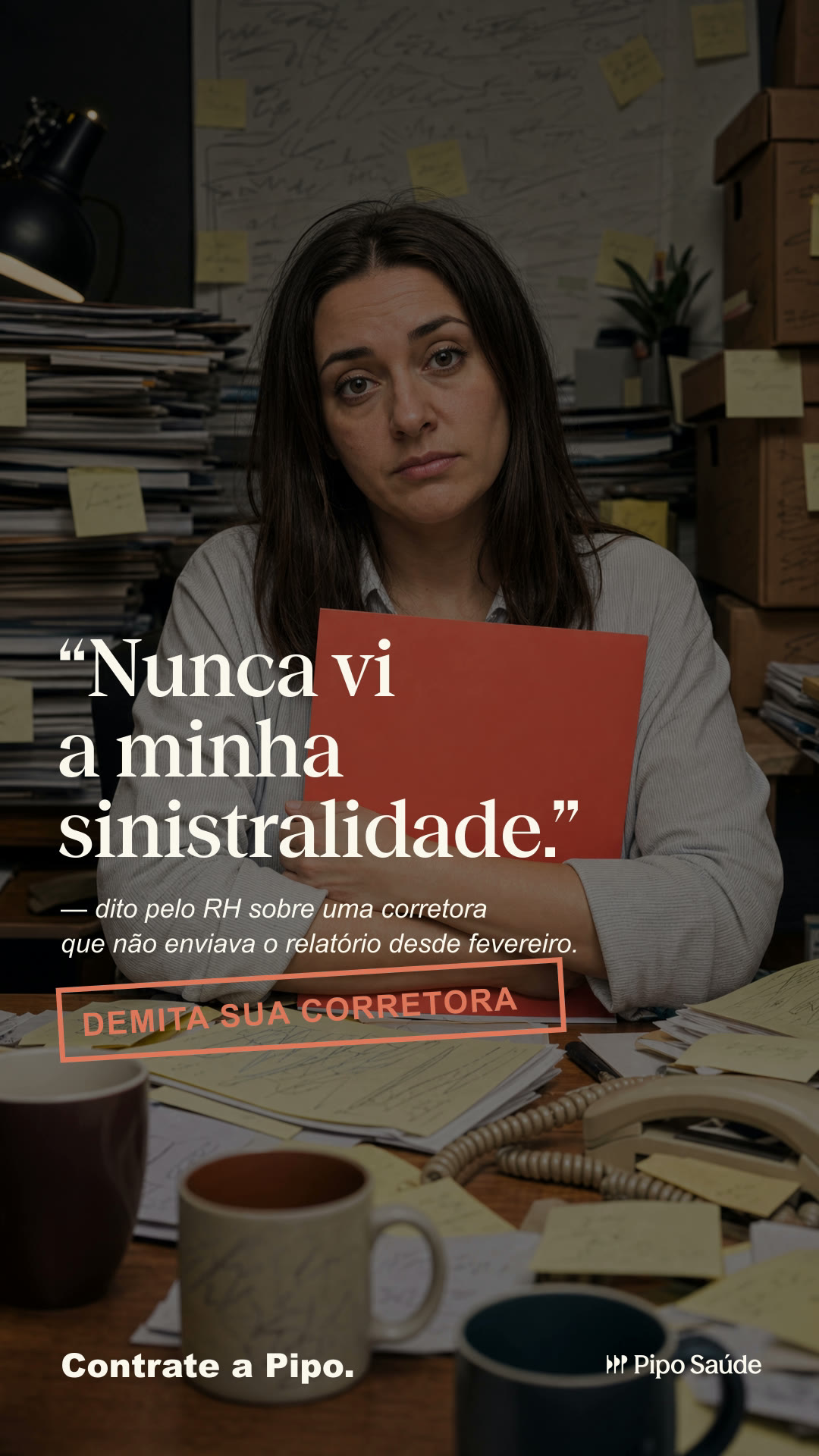 Peça da campanha Demita sua corretora